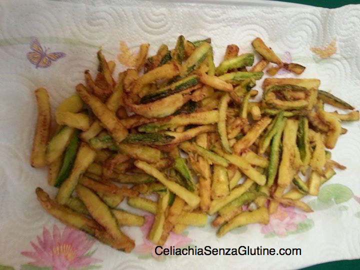 Bastoncini di Zucchine Fritte Senza Glutine